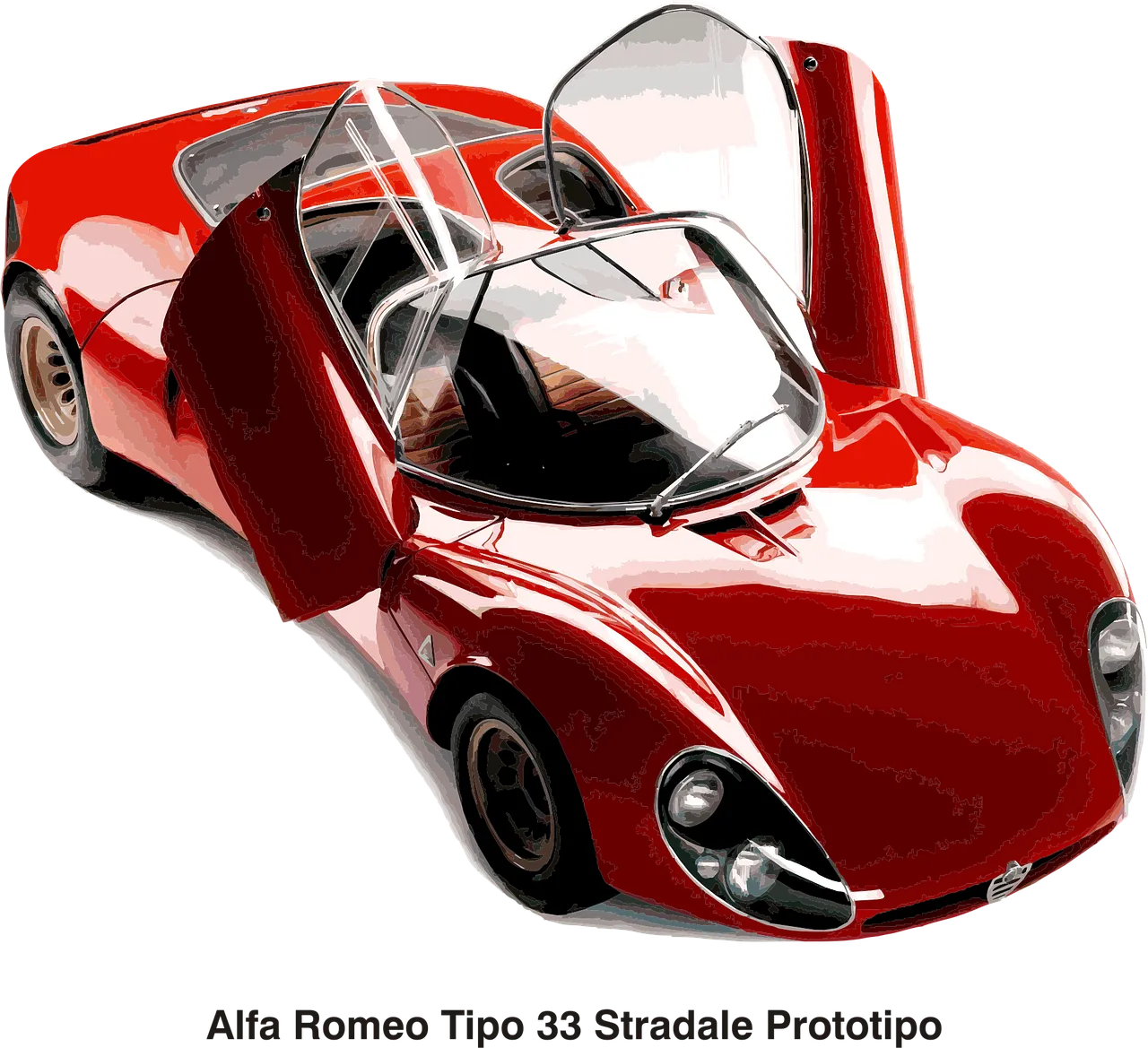 Extended Right Rear A-Arms, Bl