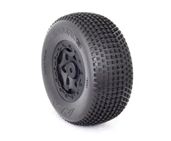AKA Enduro 3 Short Course Pre-Mount Wheel & Tire - Soft with Red Insert
