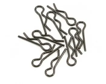Axial 6mm Black Body Clips (10)