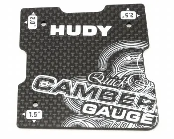 Hudy Graphite Quick Camber Gauge for 1/10 Touring Cars