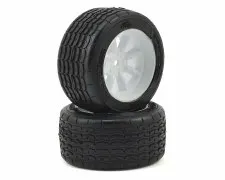 Protoform VTA Front 26mm Tire, Mounted White Wheel (2)