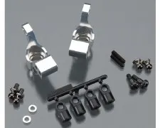 Tamiya M05/M06 2 Degree Rear Aluminum Hub Carriers (Silver)