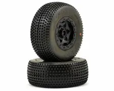 AKA Enduro Short Course Pre-Mount Wheel & Tire - Super Soft with Red Insert