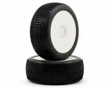 AKA 1/8 Buggy Pre-Mount EVO Wheel &  Enduro Tire - Soft with Red Insert