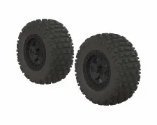 Fortress SC Tire Set Glued Bla
