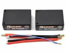 Reedy 2S 7.4V 65C 5700mah Lipo Saddle Battery Pack