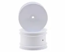 Associated B4 Rear Wheels - White / 2.2"