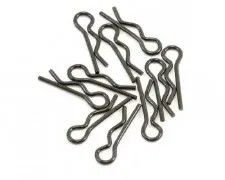 Axial 6mm Black Body Clips (10)