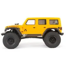 Axial  SCX24 2019 Jeep Wrangler 1/24 4WD Ready to Run Scale Mini Crawler (Yellow)