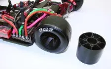 CRC RT1 Front & Rear GTR Wheels with Rubber Tires (4)