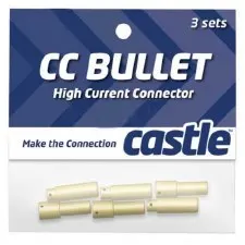 Castle Creations 4mm High Current CC Bullet Connector Set