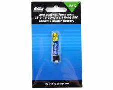 Eflite 3.7V 30mah 1S 25C Lipo Battery