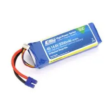 Eflite 14.8V 3300mah 4S 50C Lipo Battery with EC3 Connector