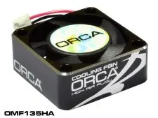ORCA 25mm Cooling Fan with Aluminum Housing (Black)