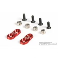 Protoform Aluminim Touring Car Wing Mounts (Red)
