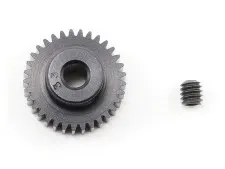 Robinson Racing 64 Pitch Aluminum Silencer Pinion Gear, 34 Tooth