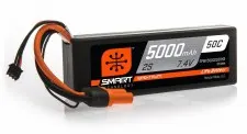 Spektrum RC 2S Smart Lipo Hard Case 50C Battery Pack with IC3 Connector (7.4V/5000mah)