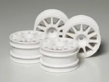 Tamiya M-Chassis Suzuki Swift Wheels (4) (White)