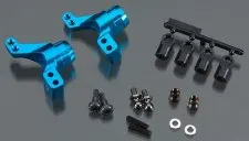 Tamiya M05/M06 2 Degree Rear Aluminum Hub Carriers (Blue)