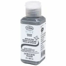 Testors Aztek Airbrush Paint - Opaque Natural Gray Acrylic, 2 fl oz