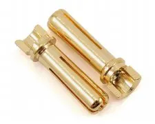 TQ Wire 5mm Bullet Connector with 6 Points & Standard Top (1 pair)