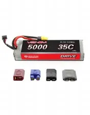 Venom 11.1V 5000mah 3S 35C "Hard Case" Lipo Battery with Universal Connector