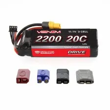 Venom 11.1V 2200mah 3S 20C Lipo Battery with Universal Connector