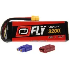 Venom "Fly" 11.1V 3200mah 3S 30C Lipo Battery with Universal Connector