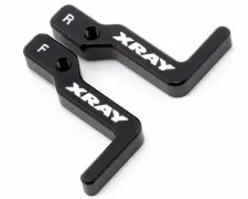 XRAY Aluminum Long Lipo Battery Backstop Set