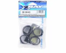 XRAY Front and Rear Tires & Inserts - 40 Degree (2)